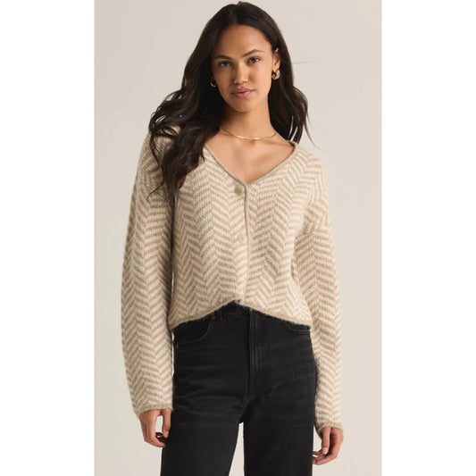 Z Supply Naomi Herringbone Cardigan