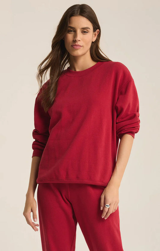 Z Supply Classic Boyfriend Fleece Sweatshirt