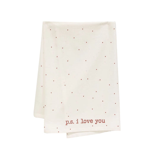 Tea Towel P.S. I Love You